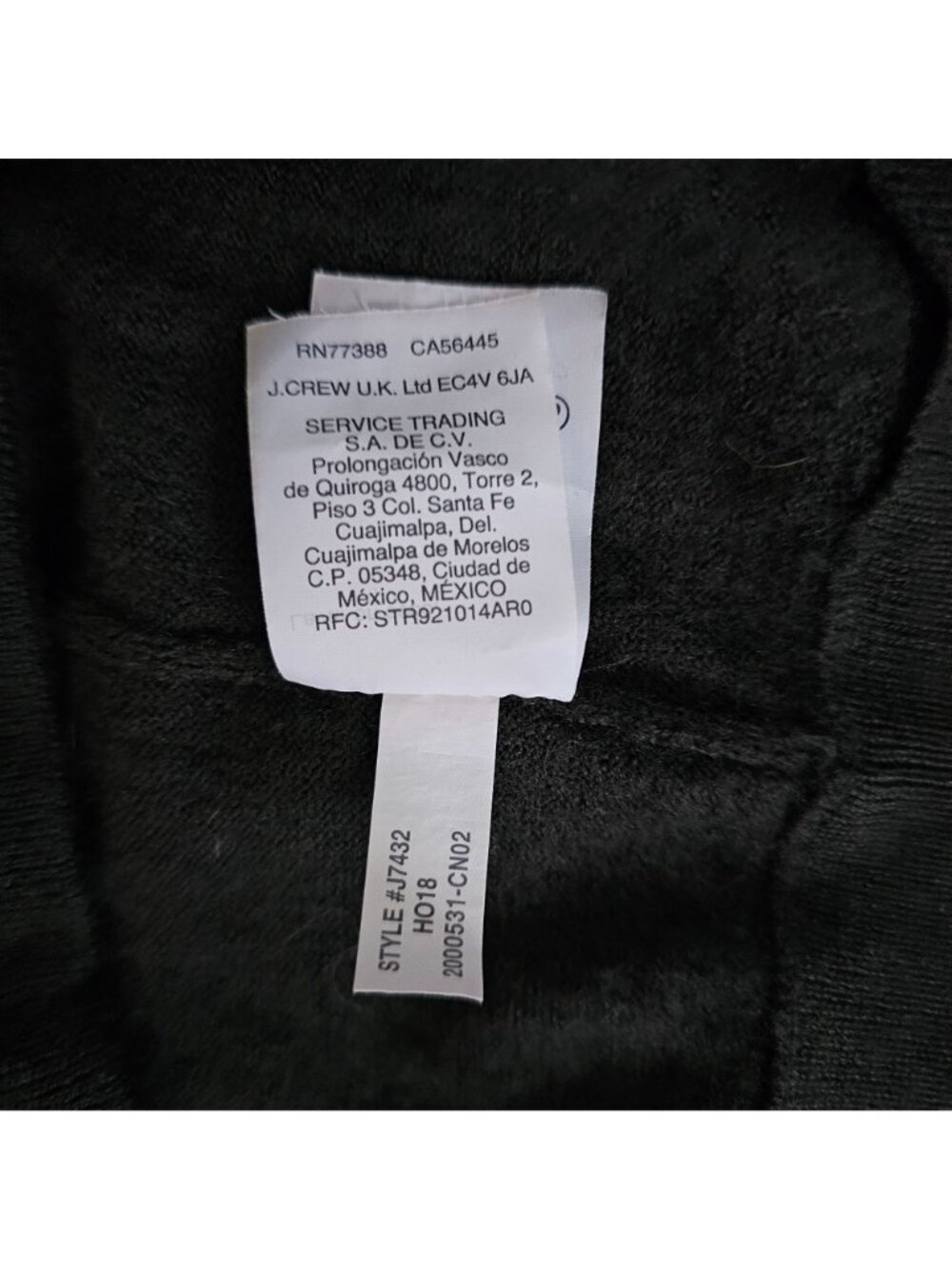 J. Crew Gray 100% Merino Wool Quarter Zip Long Sleeve Pullover Sweater Sz Large - Picture 9 of 13